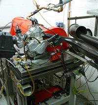 Kart racing engine power and torque testing